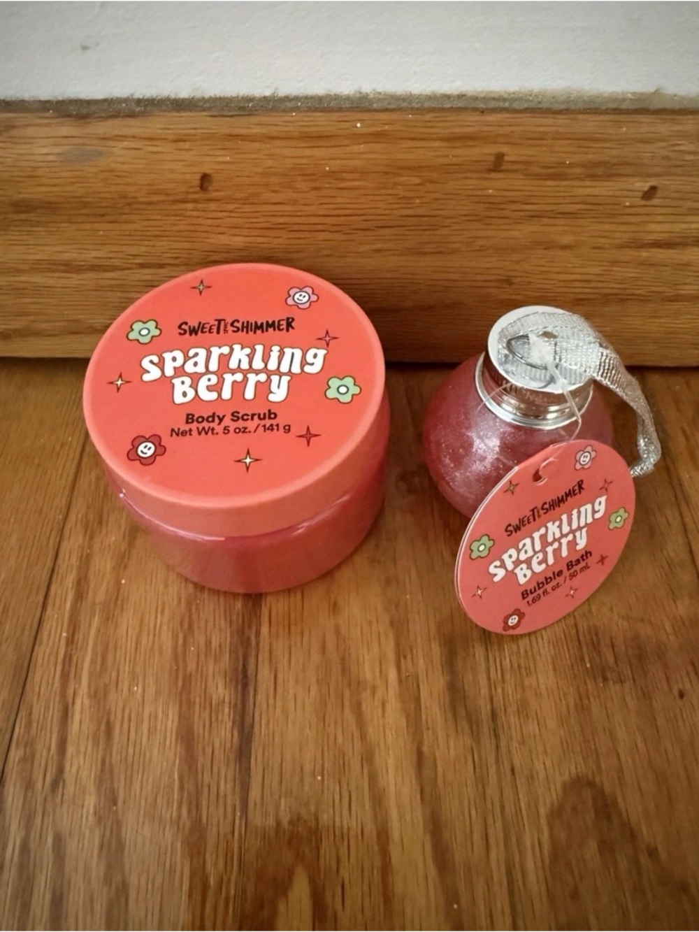 Ulta Beauty Sparkling Berry Body Scrub & Bubble Bath - Coral